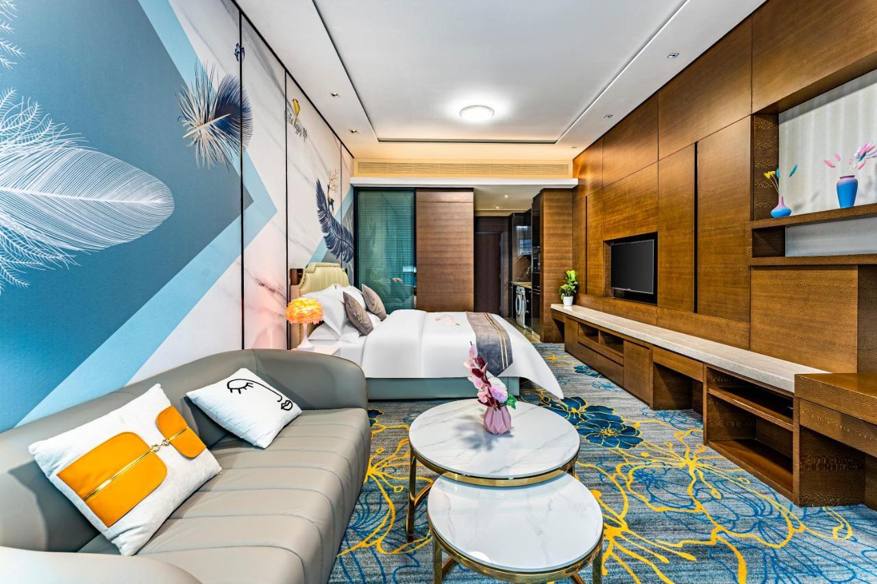 Qingman Apartment Guangzhou Zhujiang New Town East Railway Station Branch Exteriör bild