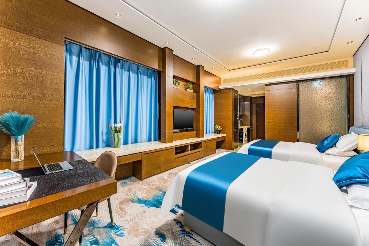 Qingman Apartment Guangzhou Zhujiang New Town East Railway Station Branch Exteriör bild