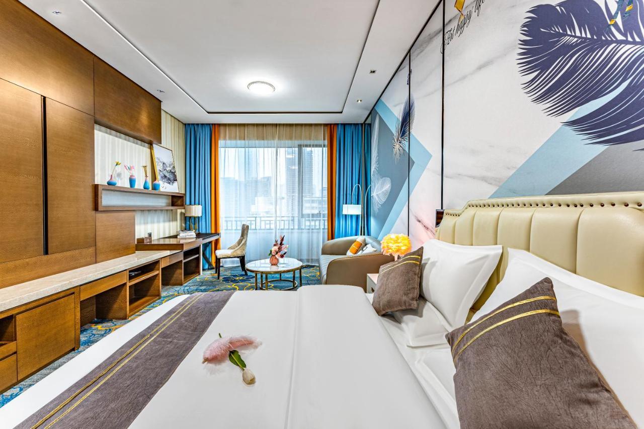 Qingman Apartment Guangzhou Zhujiang New Town East Railway Station Branch Exteriör bild