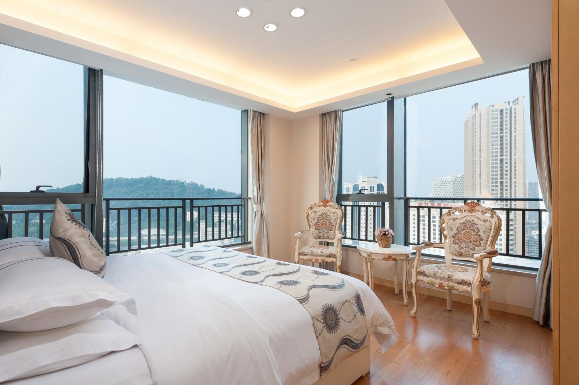 Qingman Apartment Guangzhou Zhujiang New Town East Railway Station Branch Exteriör bild